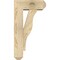 Ekena Millwork Funston Craftsman Rough Sawn Bracket w/ Offset Brace, Douglas Fir, 6"W x 14"D x 26"H BKT0604X14X26FST04RDF - alternate 4